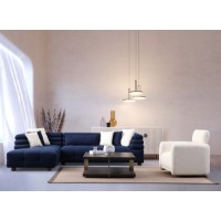 Canapea de colț Atelier Del Sofa Boston Left Night Blue imaginea #2 — magazin online Desire.md