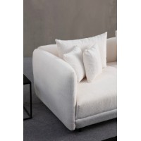 Canapea de colț Atelier Del Sofa Floransa White imaginea #3 — magazin online Desire.md