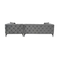 Canapea de colț Atelier Del Sofa Como Eco Right Anthracite Black imaginea #5 — magazin online Desire.md