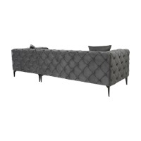 Canapea de colț Atelier Del Sofa Como Eco Right Anthracite Black imaginea #7 — magazin online Desire.md