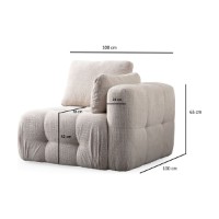 Диван Atelier Del Sofa Amaris 3 Seater Beige фото №12 — интернет-магазин Desire.md