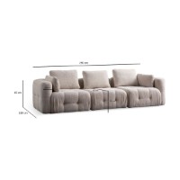 Диван Atelier Del Sofa Amaris 3 Seater Beige фото №13 — интернет-магазин Desire.md