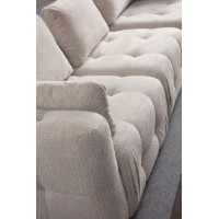 Canapea de colț Atelier Del Sofa Amaris 3 Seater With Pouffe Beige imaginea #2 — magazin online Desire.md