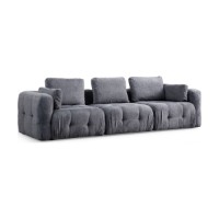 Диван Atelier Del Sofa Amaris 3 Seater Grey фото №4 — интернет-магазин Desire.md