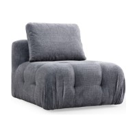 Canapea de colț Atelier Del Sofa Amaris 3 Seater With Pouffe Grey imaginea #6 — magazin online Desire.md