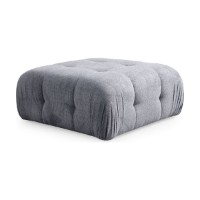 Canapea de colț Atelier Del Sofa Amaris 3 Seater With Pouffe Grey imaginea #8 — magazin online Desire.md