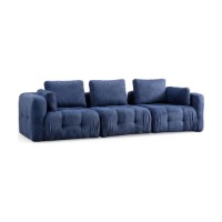 Диван Atelier Del Sofa Amaris 3 Seater Navy Blue фото №4 — интернет-магазин Desire.md