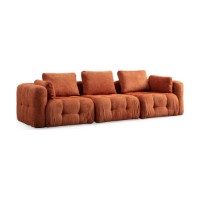 Диван Atelier Del Sofa Amaris 3 Seater Orange фото №4 — интернет-магазин Desire.md