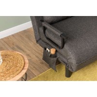 Fotoliu Atelier Del Sofa Sento Single Dark Grey imaginea #3 — magazin online Desire.md