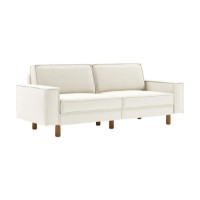 Canapea Atelier Del Sofa Sparrow 3 Milk Froth Walnut
