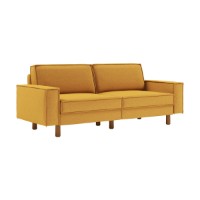 Canapea Atelier Del Sofa Sparrow 3 Mustard Walnut imaginea #1 — magazin online Desire.md