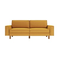 Canapea Atelier Del Sofa Sparrow 3 Mustard Walnut imaginea #2 — magazin online Desire.md
