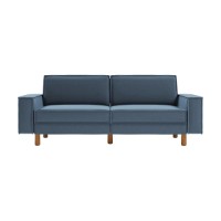 Canapea Atelier Del Sofa Sparrow 3 Ocean Blue Walnut imaginea #2 — magazin online Desire.md