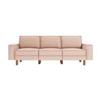 Canapea Atelier Del Sofa Sparrow Extra 3 Salmon Walnut imaginea #2 — magazin online Desire.md