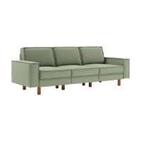 Canapea Atelier Del Sofa Sparrow Extra 3 Sea Green Walnut