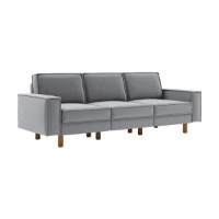 Canapea Atelier Del Sofa Sparrow Extra 3 Fog Grey Walnut imaginea #1 — magazin online Desire.md