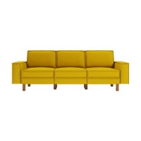 Canapea Atelier Del Sofa Sparrow Extra 3 Sunflower Walnut imaginea #2 — magazin online Desire.md