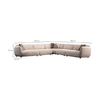 Canapea de colț Atelier Del Sofa Pavia Corner 5 imaginea #12 — magazin online Desire.md