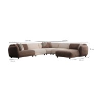 Canapea de colț Atelier Del Sofa Pavia Corner 6 imaginea #17 — magazin online Desire.md