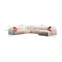 Canapea de colț Atelier Del Sofa Flamingo Corner 1 imaginea #14 — magazin online Desire.md