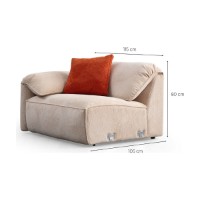 Canapea de colț Atelier Del Sofa Flamingo Corner 2 imaginea #12 — magazin online Desire.md