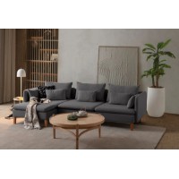 Canapea de colț Atelier Del Sofa Flexy Relax Anthracite imaginea #1 — magazin online Desire.md