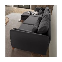 Canapea de colț Atelier Del Sofa Flexy Relax Anthracite imaginea #5 — magazin online Desire.md