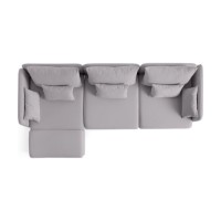 Canapea de colț Atelier Del Sofa Flexy Relax Grey imaginea #7 — magazin online Desire.md