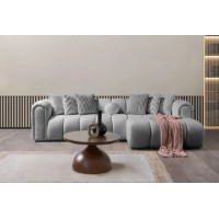 Canapea de colț Atelier Del Sofa N-Line Right Grey imaginea #2 — magazin online Desire.md