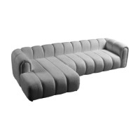 Canapea de colț Atelier Del Sofa N-Line Left Grey imaginea #5 — magazin online Desire.md