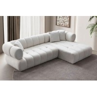 Canapea de colț Atelier Del Sofa Petra Right White imaginea #3 — magazin online Desire.md