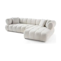 Canapea de colț Atelier Del Sofa Petra Right White imaginea #8 — magazin online Desire.md