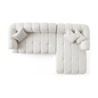 Canapea de colț Atelier Del Sofa Petra Right White imaginea #10 — magazin online Desire.md