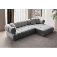 Canapea de colț Atelier Del Sofa Petra Right Grey imaginea #3 — magazin online Desire.md
