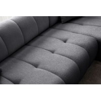 Canapea de colț Atelier Del Sofa Petra Right Dark Grey imaginea #5 — magazin online Desire.md