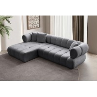 Canapea de colț Atelier Del Sofa Petra Left Dark Grey imaginea #3 — magazin online Desire.md