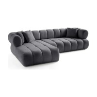 Canapea de colț Atelier Del Sofa Petra Left Dark Grey imaginea #6 — magazin online Desire.md