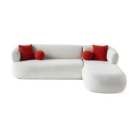Canapea de colț Atelier Del Sofa Roma Right White imaginea #5 — magazin online Desire.md