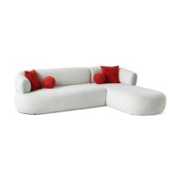 Canapea de colț Atelier Del Sofa Roma Right White imaginea #6 — magazin online Desire.md