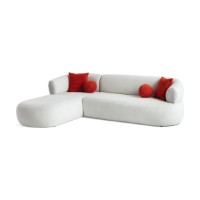 Canapea de colț Atelier Del Sofa Roma Left White imaginea #5 — magazin online Desire.md