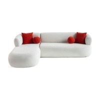 Canapea de colț Atelier Del Sofa Roma Left White imaginea #6 — magazin online Desire.md