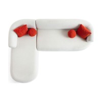 Canapea de colț Atelier Del Sofa Roma Left White imaginea #7 — magazin online Desire.md