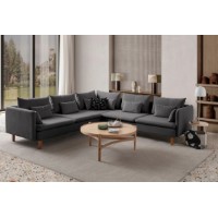 Canapea de colț Atelier Del Sofa Flexy L Anthracite imaginea #2 — magazin online Desire.md