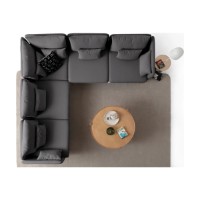 Canapea de colț Atelier Del Sofa Flexy L Anthracite imaginea #6 — magazin online Desire.md