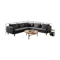 Canapea de colț Atelier Del Sofa Flexy L Anthracite imaginea #7 — magazin online Desire.md