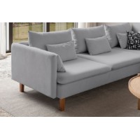 Canapea de colț Atelier Del Sofa Flexy L Grey imaginea #4 — magazin online Desire.md