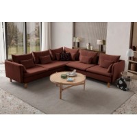 Canapea de colț Atelier Del Sofa Flexy L Tile Red imaginea #1 — magazin online Desire.md