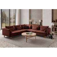 Canapea de colț Atelier Del Sofa Flexy L Tile Red imaginea #2 — magazin online Desire.md