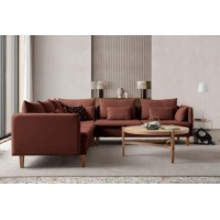 Canapea de colț Atelier Del Sofa Flexy L Tile Red imaginea #3 — magazin online Desire.md