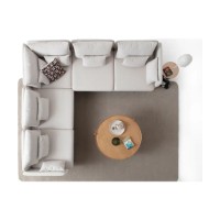 Canapea de colț Atelier Del Sofa Flexy L Cream imaginea #5 — magazin online Desire.md